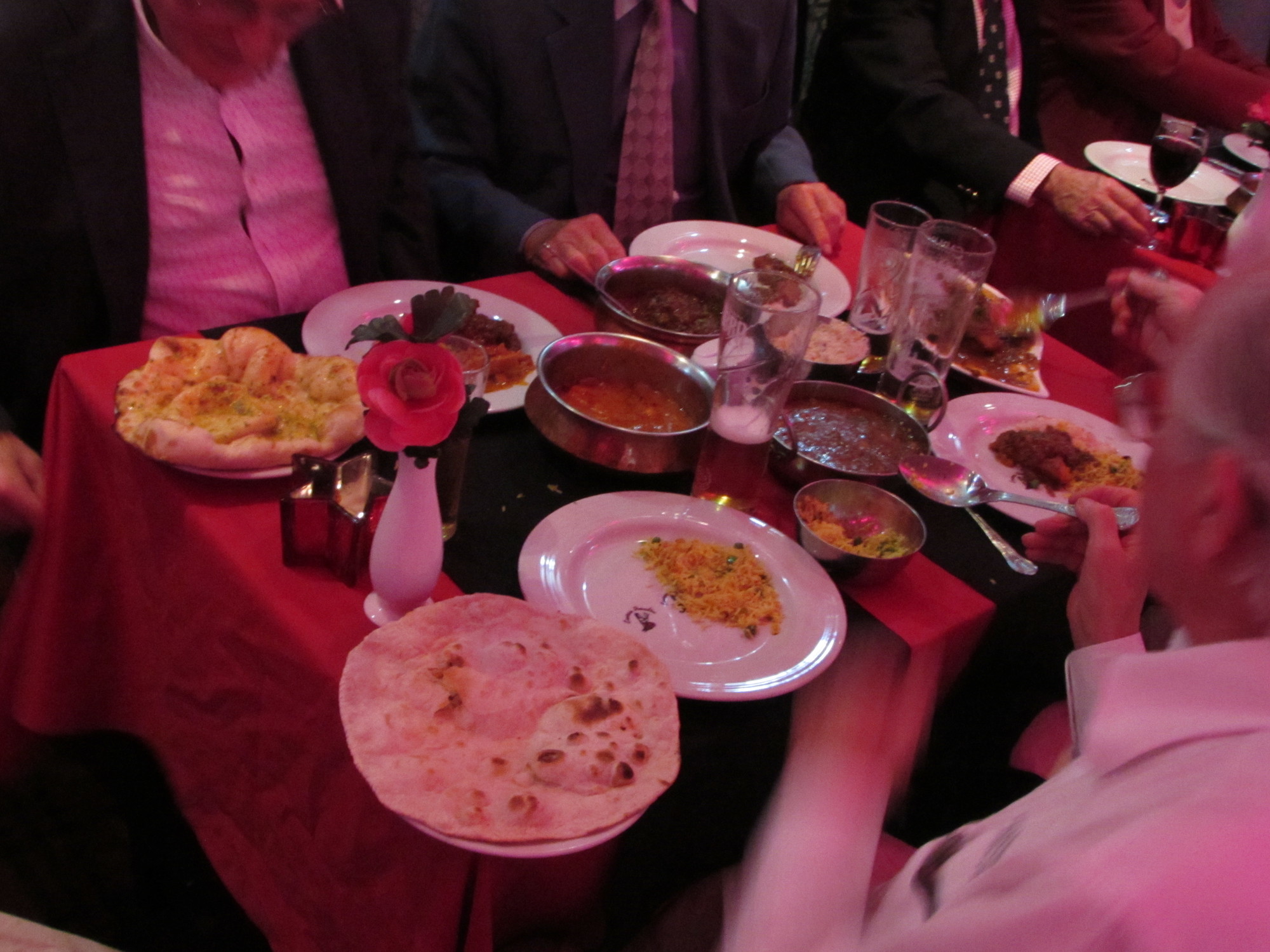 Indian Banquet Evening October Meeting or (an evening with the other Ian Burnett)