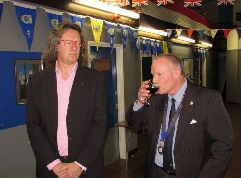 Welcome to new member Richard Wells or Simon needs an excuse for a drink