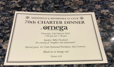 Sheffield Riverdale 70th Charter